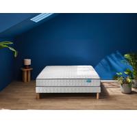 Ensemble matelas et sommier 90 x 200 cm blanc - Merinos Well Bed