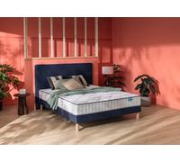 Ensemble matelas et sommier 90 x 200 cm chine bleu nuit - Merinos Cheer Bed