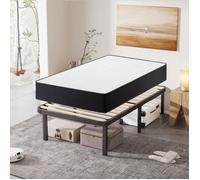 Ensemble Matelas et Sommier 90x190cm - FRIXOVEL - Mémoire de forme - Equilibré - Noir