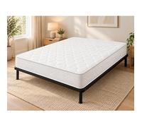 Ensemble matelas et sommier Ferme 140x200 - Mousse poly-latex Haute Resilience