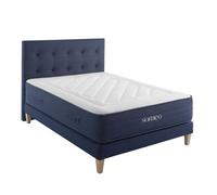 Ensemble matelas et sommier - SOMEO - Rêve 700 - 140x190 cm - Blanc - Garantie 7 ans