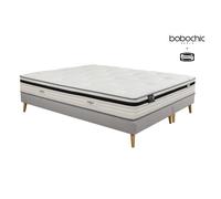 Ensemble matelas hybride + sommier BRIENNE édition limitée BOBOCHIC x SIMMONS 2x90x200 BOBOCHIC 2x90x200