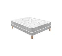 Ensemble matelas Laly 100% Latex + Sommier Base Morpho 120x190