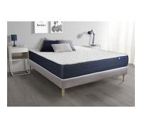 Ensemble matelas Latex et Memoire de forme ACTILATEX SLEEP 180x200 5zones de confort + sommier KIT gris