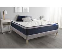 Ensemble matelas Latex+Memoire de forme ACTILATEX MAX 200x200 cm Maxi epaisseur 7zones de confort + sommier KIT gris