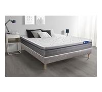 Ensemble matelas Latex+Memoire de forme ACTILATEX ZEN 180x200 Maxi epaisseur 7zones de confort + sommier KIT gris