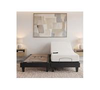 Ensemble Matelas Mémoire de forme ABSOLU et Sommier électrique AMIRAL 90x200 cm Ferme
