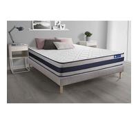 Ensemble matelas Memoire de forme ACTIMEMO ERGO 140x200 cm Maxi epaisseur 5zones de confort + sommier KIT gris