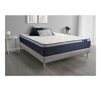 Actisom – Ensemble matelas & sommier ACTIMEMO MAX Mémoire de forme 180x200 cm 7 zones Gris