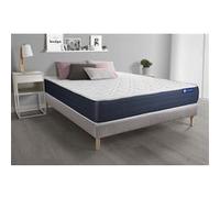 Ensemble matelas Memoire de forme ACTIMEMO SLEEP 140x190 5zones de confort + sommier KIT gris