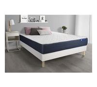 Ensemble matelas Memoire de forme ACTIMEMO SLEEP 140x200 5zones de confort + sommier KIT blanc