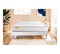 Ensemble matelas Memoire de forme + sommier 90x190 Memo