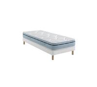 Ensemble matelas mémoire de forme, sommier Lune et pieds Songe 500 - 2x80x190
