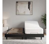 Ensemble Matelas Mousse Accueil Mémoire de forme + Sommier électrique Flex 90x200 cm
