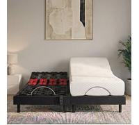 Ensemble Matelas Mousse Accueil Mémoire de forme + Sommier électrique SuperFlex 90x200 cm