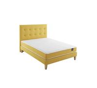 Ensemble matelas mousse, sommier, pieds et tête de lit Aurore 400 - 140x200