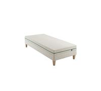Ensemble matelas naturel latex naturel enfant, sommier et pieds Aube 200 - 70x190