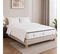 Ensemble matelas Patriote, sommier beige, oreiller et couette