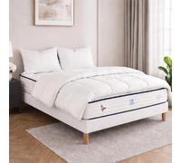 Ensemble matelas Patriote, sommier blanc