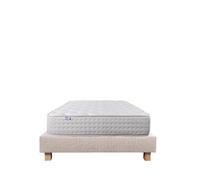 Ensemble matelas Purlux 140x190 cm + sommier beige ep20cm