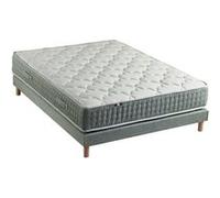 Ensemble + matelas Ressort 7 zones Face Hiver/Eté différente HYGGE Fabriqué en France Dimensions - 160 x 200 cm G