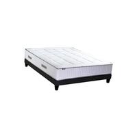Ensemble Matelas Ressort 7 zones + Mémoire de forme + Sommier BELLAGIO Fabriqué en France 140 x 190 cm