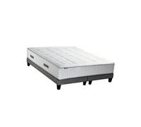 Ensemble Matelas Ressort 7 zones + Mémoire de forme + Sommier BELLAGIO Fabriqué en France Dimensions - 2x90 x 200 cm