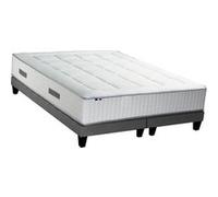 Ensemble Matelas Ressort 7 zones + Mémoire de forme + Sommier BELLAGIO Fabriqué en France Dimensions - 2x90 x 200 cm
