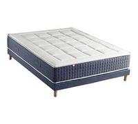 Ensemble Matelas Ressort 7 zones + Mémoire de forme + Sommier KING STYLE Fabriqué en France Dimensions - 140 x 190 cm G