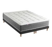 Ensemble Matelas Ressort 7 zones + Sommier Fabriqué en France MAX 2x90 x 200 G