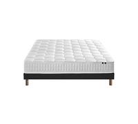 Ensemble Matelas Ressorts COSMOS + Sommier - Made in France Dimensions - 140 x 190 cm, Sommier - Noir