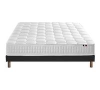 Ensemble Matelas Ressorts COSMOS + Sommier - Made in France Dimensions - 140 x 190 cm, Sommier - Noir G