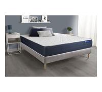 Ensemble matelas Ressorts ensachés et Mémoire de forme ACTIFLEX SLEEP 140x190 5zones de confort + sommier KIT gris