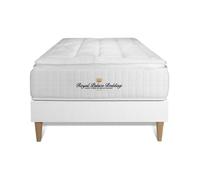 Ensemble Matelas ressorts ensaches + memoire de forme maxi epaisseur George V 90x190