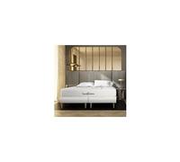 Ensemble matelas ressorts ensachés + mémoire de forme maxi épaisseur Windsor 160x200 double sommier