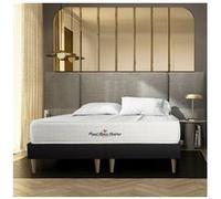 Ensemble matelas ressorts ensachés + mémoire de forme maxi épaisseur Windsor 200x200 double sommier G
