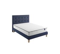 Ensemble matelas ressorts, sommier, pieds et tête de lit Rêve 300 - 140x200