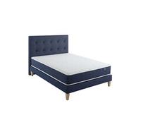 Ensemble matelas ressorts, sommier, pieds et tête de lit Rêve 400 - 180x200