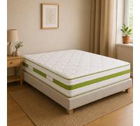 Ensemble matelas Reverie, sommier beige