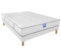 Ensemble matelas sardem belle literie diadème + sommier tapissier 140x190