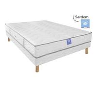 Ensemble matelas sardem belle literie diadème + sommier tapissier 160x200 G