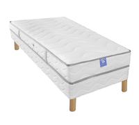 Ensemble matelas sardem belle literie diadème + sommier tapissier 90x190