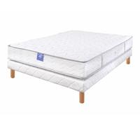 Ensemble matelas sardem belle literie forum visco + sommier tapissier 120x190