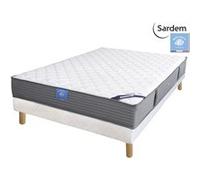 Ensemble matelas sardem belle literie passion visco + sommier tapissier 160x200 G