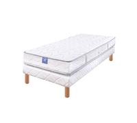 Ensemble matelas sardem forum visco + sommier tapissier 90x190
