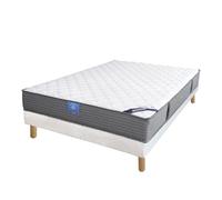 Ensemble matelas sardem belle literie passion visco + sommier tapissier 120x190