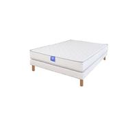 Ensemble matelas sardem rubis + sommier tapissier 140x190