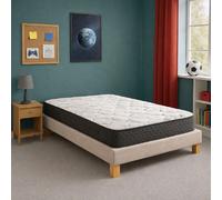 Ensemble matelas Serenite, sommier beige