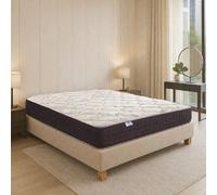 Ensemble matelas Serenite, sommier beige