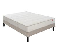 Ensemble Matelas Sommier 120 x 190 Pavillon 120x190 + sommier taupe + pieds